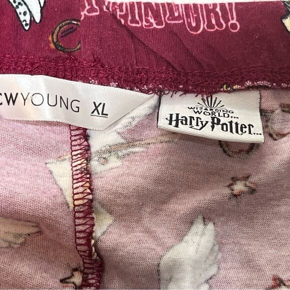 LCW Young Harry Potter Gryffindor Girl's Long Sleeve Pajama Set Size XL - Picture 6 of 12